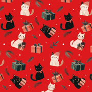 REAM: XMAS WRAPPING- KITTY CATS