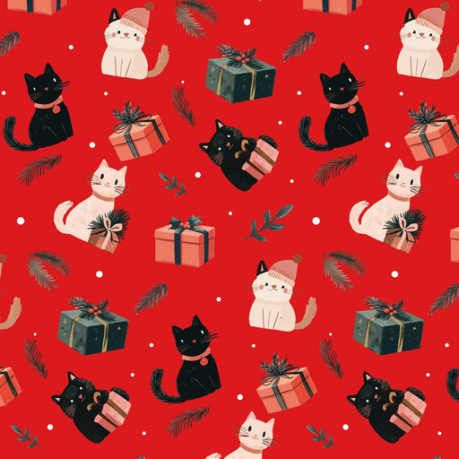 REAM: XMAS WRAPPING- KITTY CATS