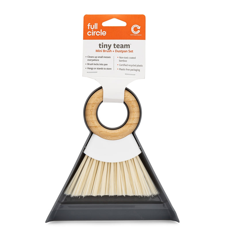 Full Circle - TINY TEAM Dustpan & Brush Set