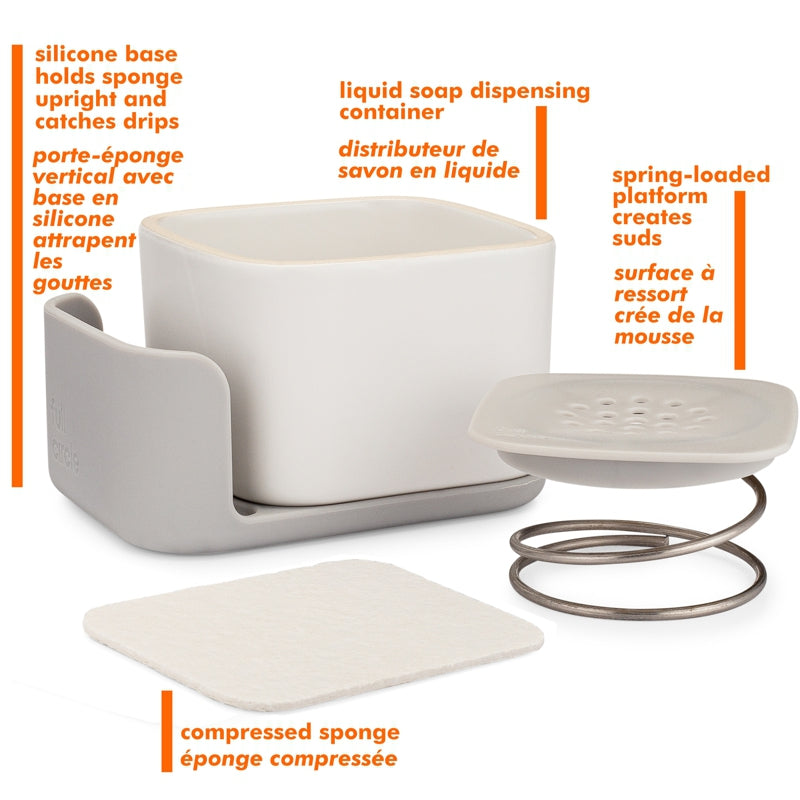 Full Circle - BUBBLE-UP™ Foaming Soap Dispenser & Sponge