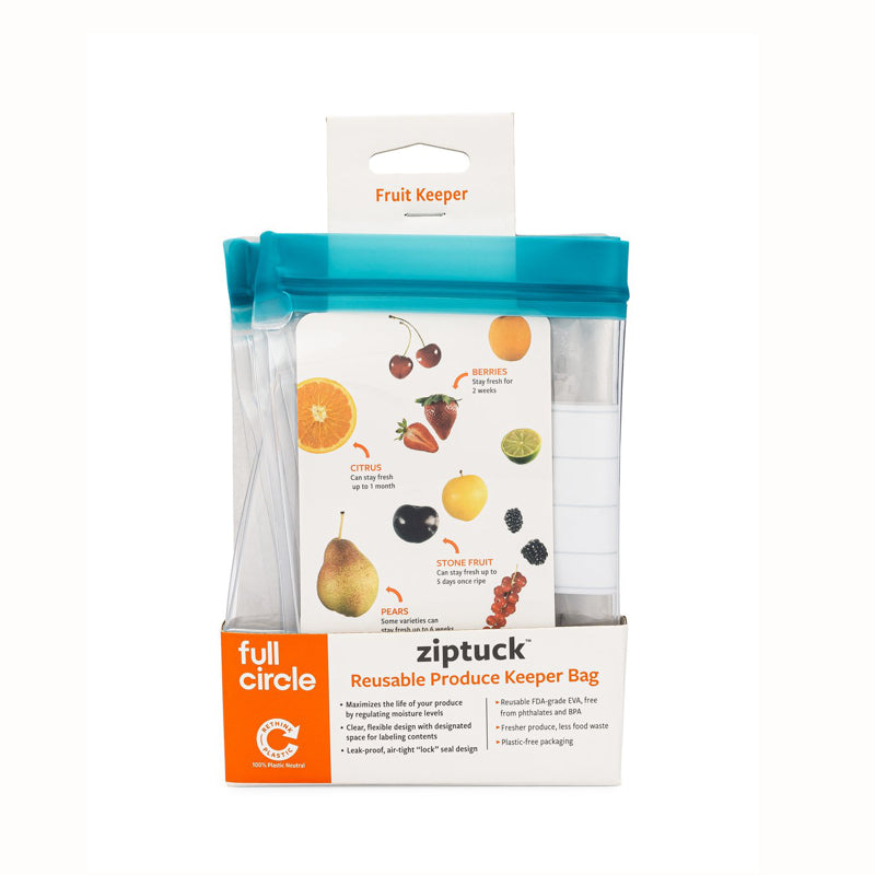Full Circle - ZIPTUCK™ Reusable Fruit Storage Bag