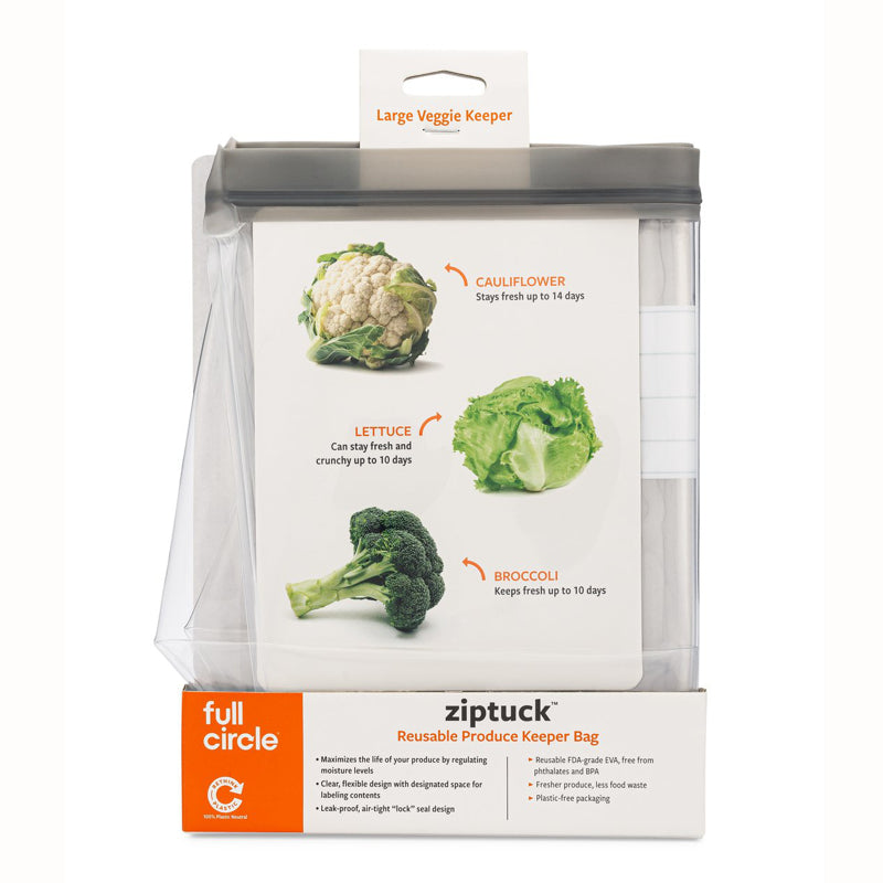 Full Circle - ZIPTUCK™ Reusable Large Produce Storage Bag
