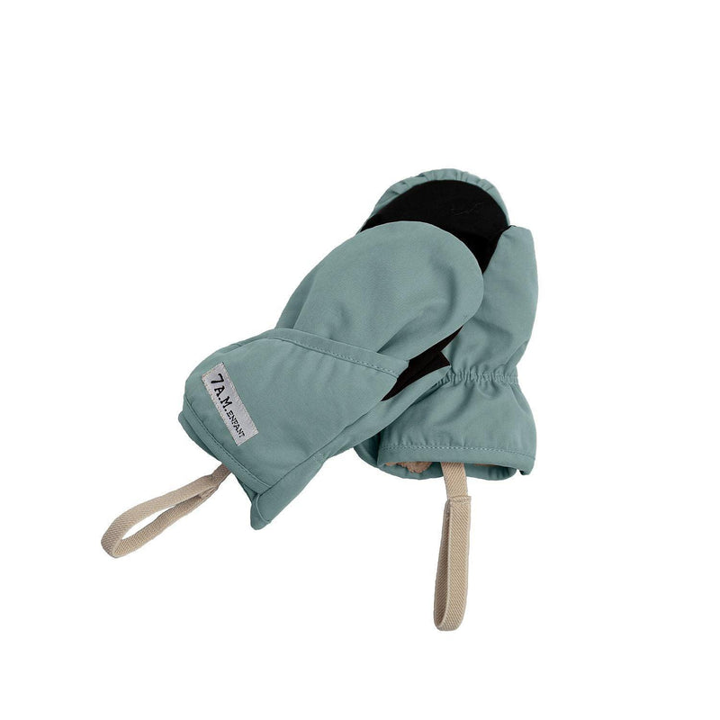 7AM Benji plush mittens in Mirage, 6-12 months – view 2