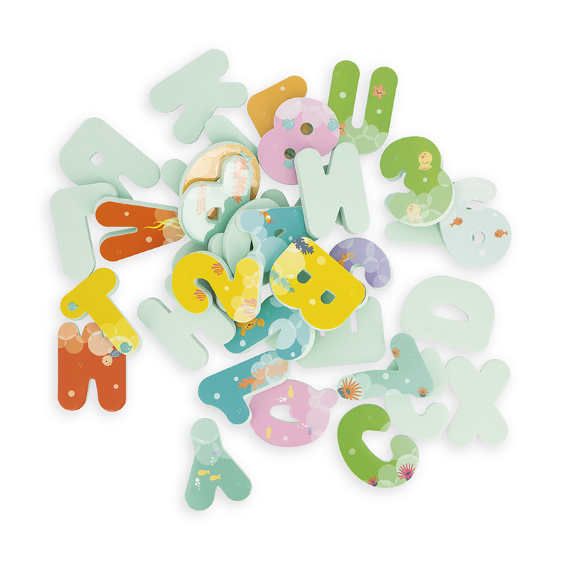BATH TIME LETTERS AND NUMBERS