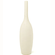 Natural Living - Textured Bud Vase - Cream — empty bud vase.