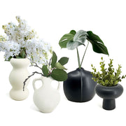 Natural Living - Bud Vase - Soft Black — vase collection styling; other pieces sold separately.