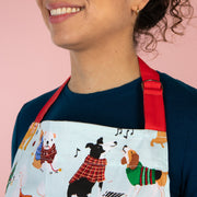 Jubilee - Holiday Hounds Christmas Apron - lifestyle