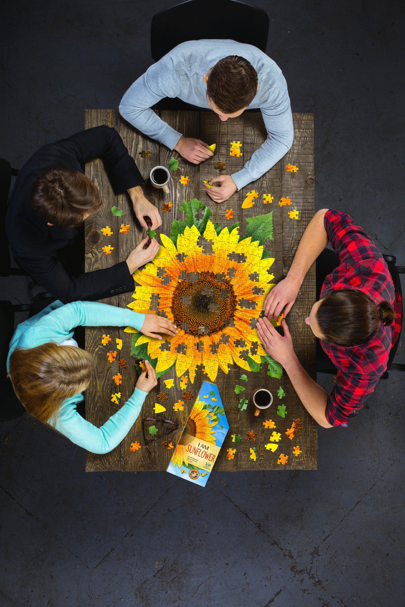 Madd Capp Puzzles – I Am Sunflower Jigsaw Puzzle | 350 Pieces – lifestyle view