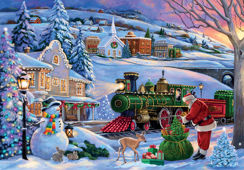 Clementoni - PZ500: CHRISTMAS TRAIN
