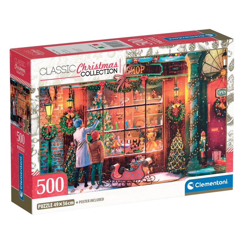 Clementoni - PZ500: OLD TOY SHOP