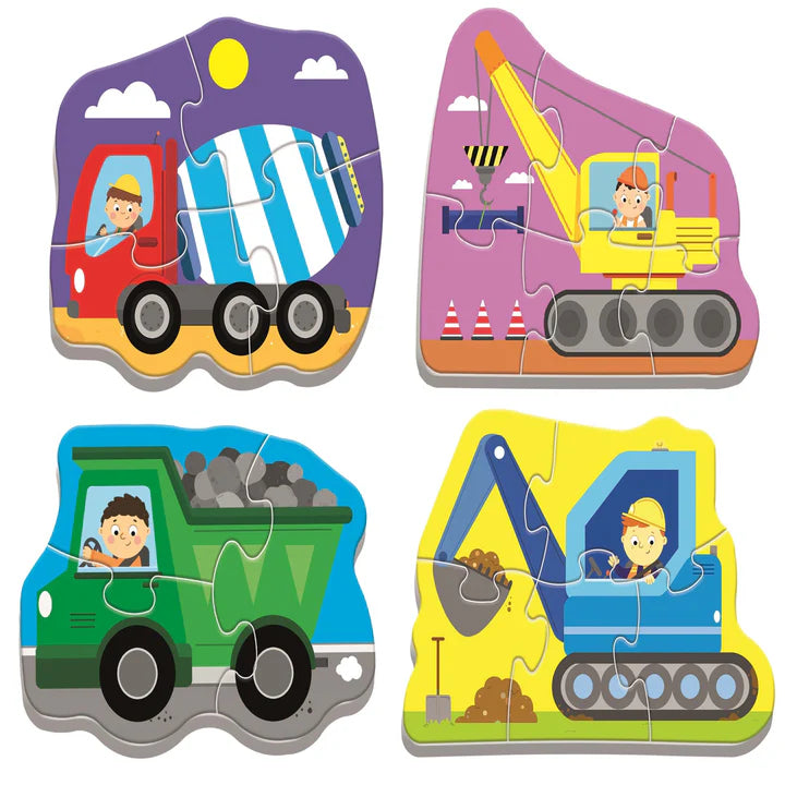Trefl - PUZZLE - BABY CLASSIC - VEHICLES on the COSTRUCTION SITE