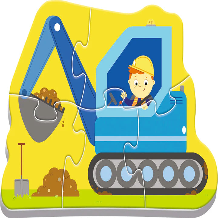 Trefl - PUZZLE - BABY CLASSIC - VEHICLES on the COSTRUCTION SITE