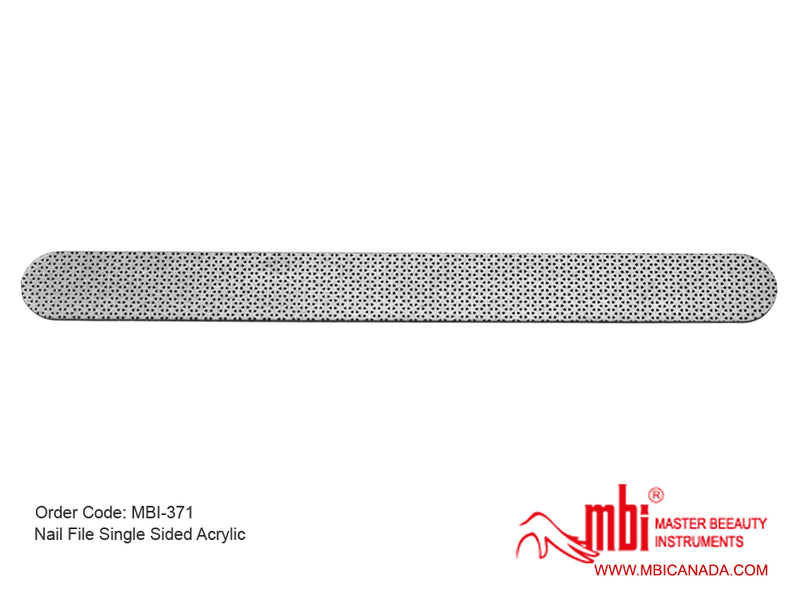 MBI - 371 Sanitizable Finger and Toenail File | 7 in / 17.8 cm – Nail file manufacturer product view