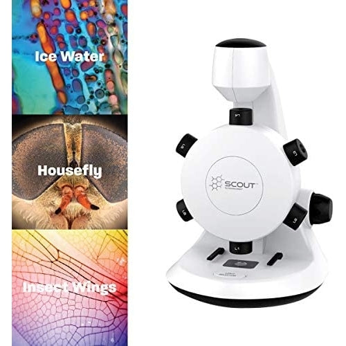 HamiltonBuhl Scout digital USB microscope with 6-lens turret – view 6