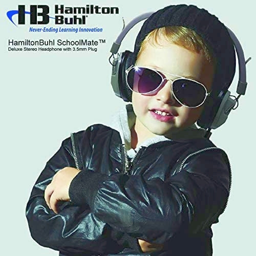 HamiltonBuhl - SchoolMate HA7 Over-Ear Headphones - Silver