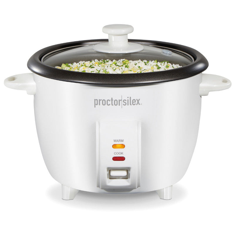Proctor Silex Rice Cooker & Food Steamer 37533G, 10 Cups Cooked