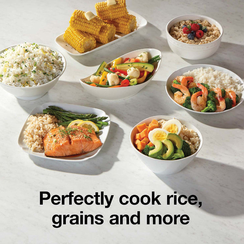 Proctor Silex Rice Cooker & Food Steamer 37533G, 10 Cups Cooked