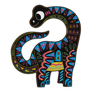 SCRATCH ART DINOSAUR CUT OUTS - 5 CARDS