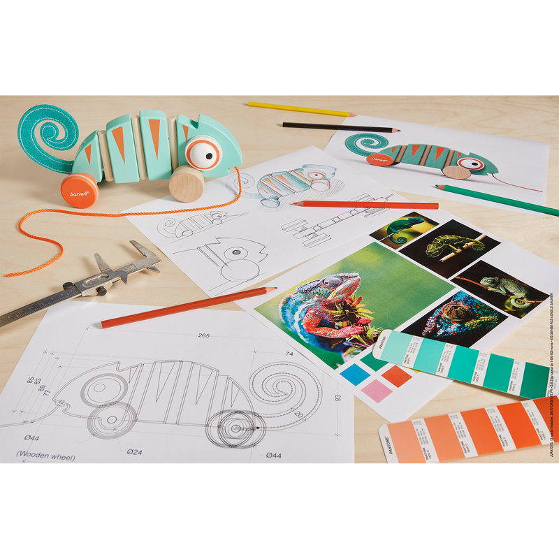 TROPIK - PULL-ALONG CHAMELEON