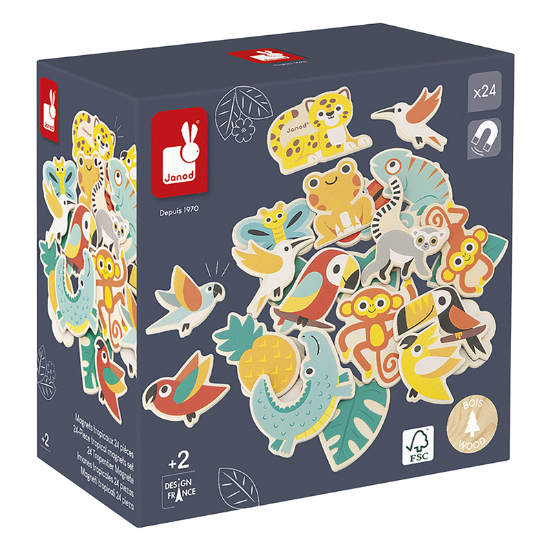 TROPIK -TROPICAL MAGNETS SET - 24 PCS