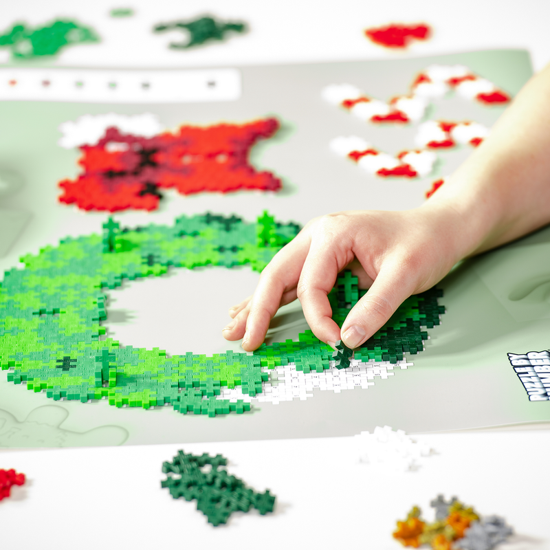 PUZZLE BY NUMBER - CHRISTMAS WREATH - 500pcs
