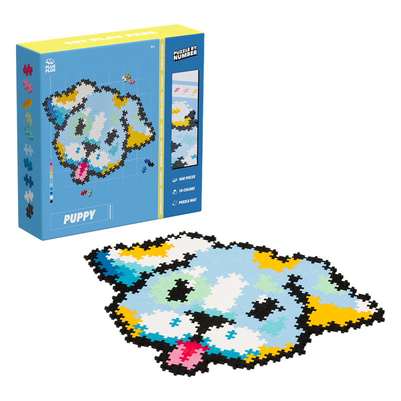 PUZZLE BY NUMBER - PUPPY - 500pcs