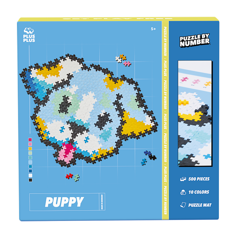 PUZZLE BY NUMBER - PUPPY - 500pcs