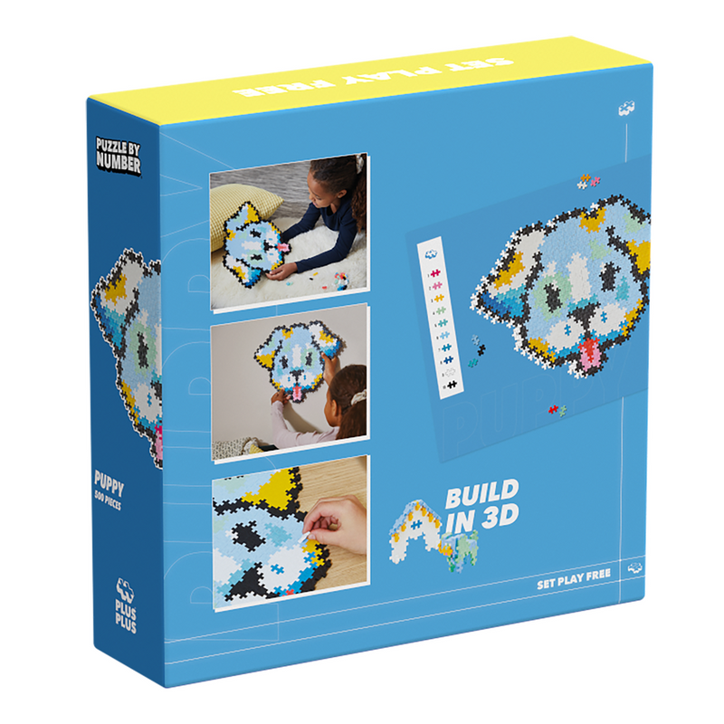 PUZZLE BY NUMBER - PUPPY - 500pcs
