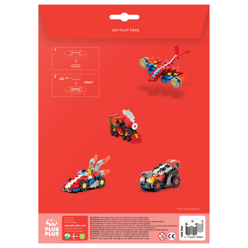 SMALL BASEPLATE AND WHEEL MIX - RED PACKAGE
