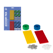 SMALL BASEPLATE AND WHEEL MIX - BLUE PACKAGE