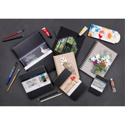 Softcover notebooks NovaTrio: Square 150G assortment (black/beige/grey) 46 Sheets (7.5 x 7.5 in)