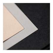 Softcover notebooks NovaTrio: Square 150G assortment (black/beige/grey) 46 Sheets (7.5 x 7.5 in)
