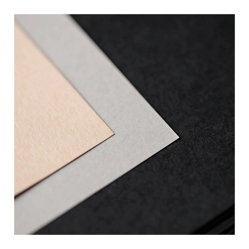 Softcover notebooks NovaTrio: Square 150G assortment (black/beige/grey) 46 Sheets (7.5 x 7.5 in)