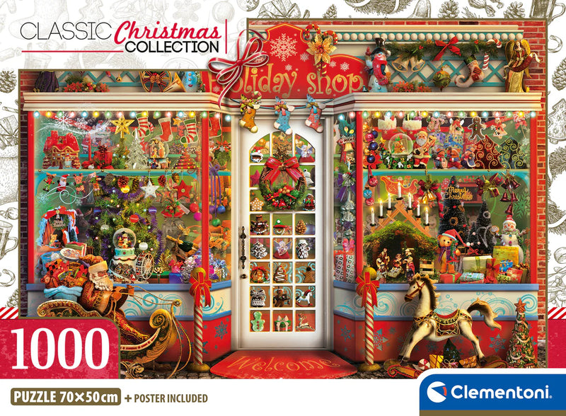 Clementoni - 1000 Piece Puzzle - Holiday SHOP