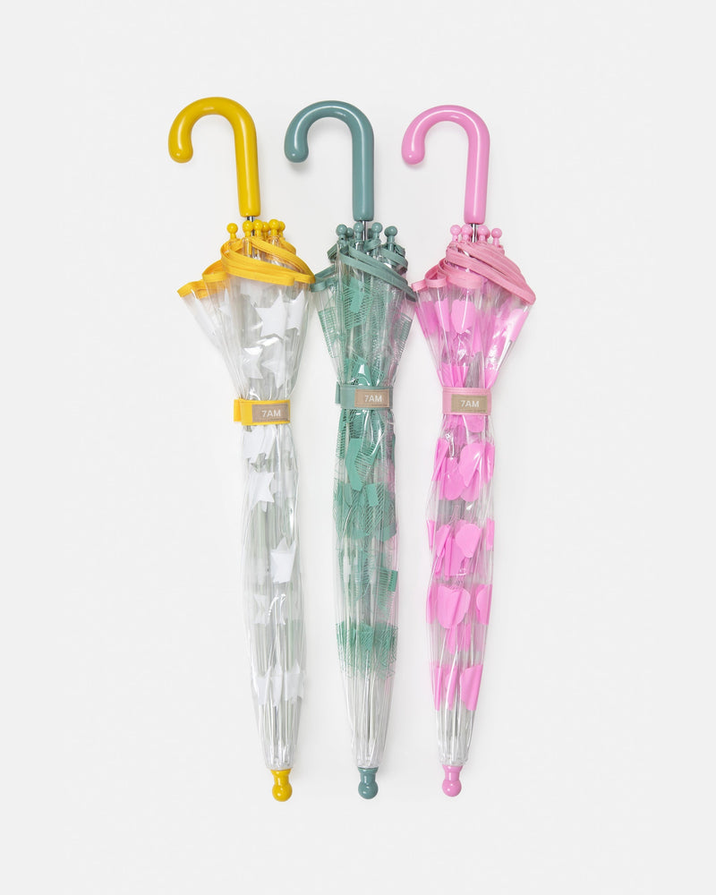 7AM - Tula Kid's Umbrella - Print Star Yellow - OS
