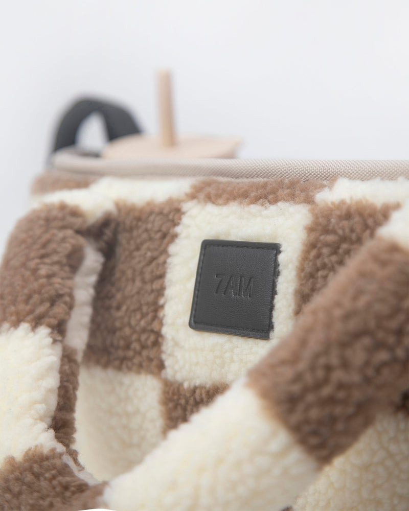 7AM Enfant - Romy Stroller Organizer - Checker Berber