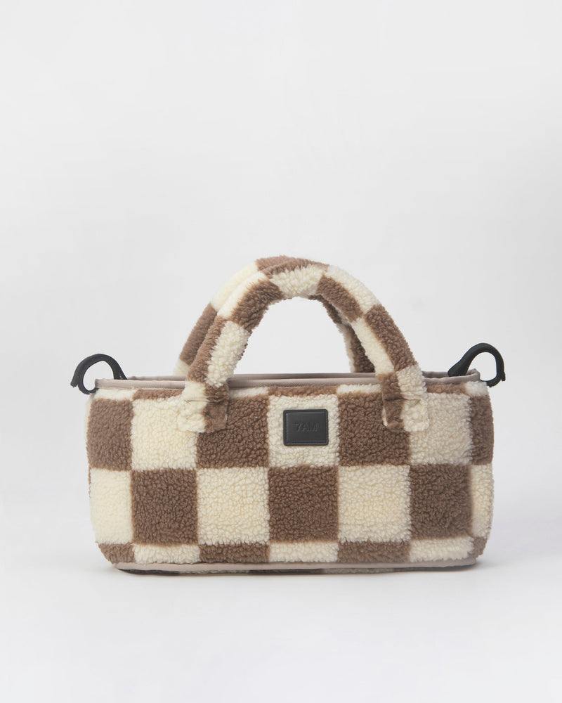 7AM Enfant - Romy Stroller Organizer - Checker Berber