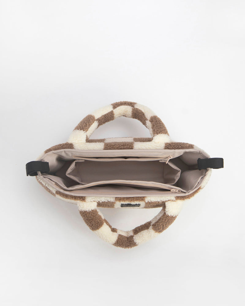 7AM Enfant - Romy Stroller Organizer - Checker Berber
