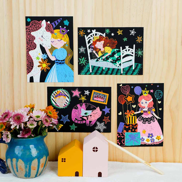 Avenir - Mini Scratch Book - Princess
