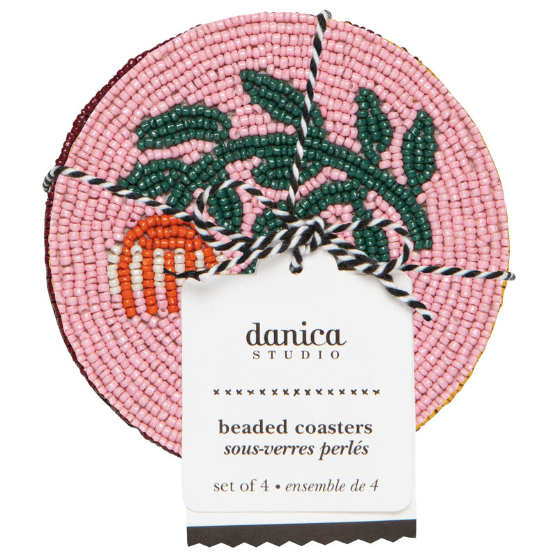 Danica Studio - Venus Beaded Coasters Set of 4