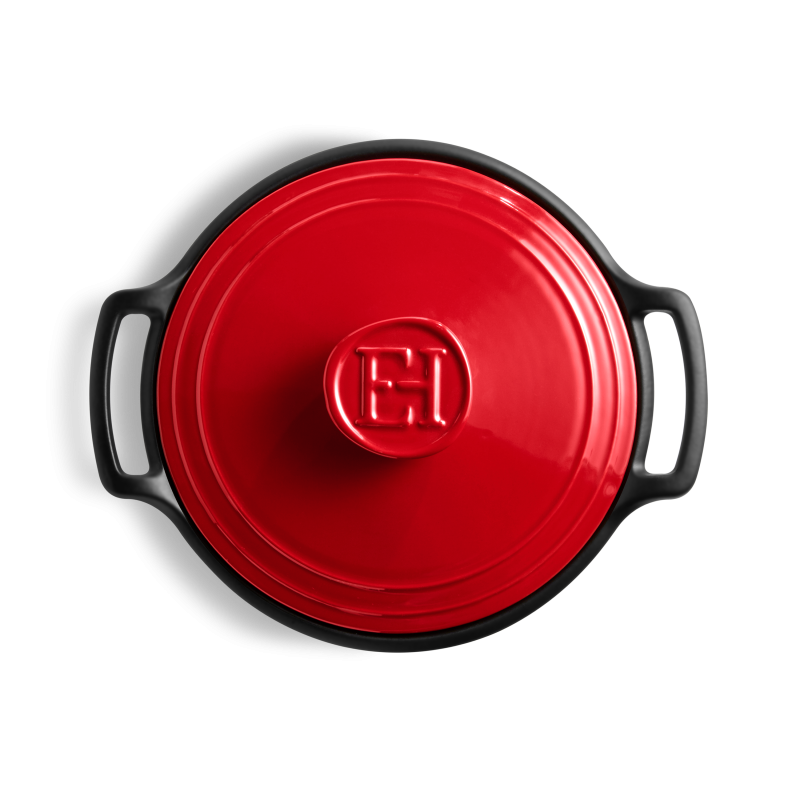 Emile Henry Sublime+ Round Casserole 4L Grand Cru