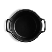 EMILE HENRY - Sublime+, Round Casserole, 4L/4.2qt, 34x28.5x16.5cm,Ardoise et Blanc / Ardoise