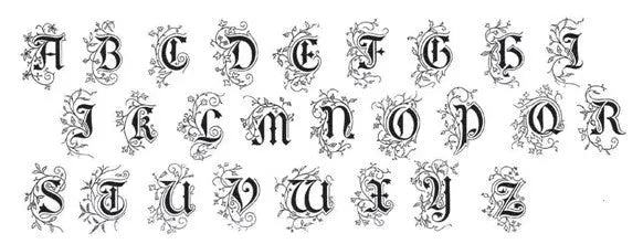 Jacques Herbin - illuminated brass seal - 5 mm - Ancient style - A to Z