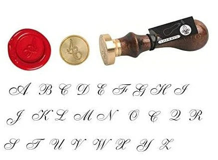 Jacques Herbin - illuminated brass seal - 5 mm - Ancient style - A to Z