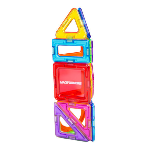 Magformers STEM Builder 19-Piece Set – stacked geometric tower