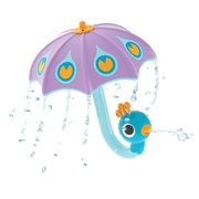FILL 'N' RAIN PEACOCK UMBRELLA - PURPLE