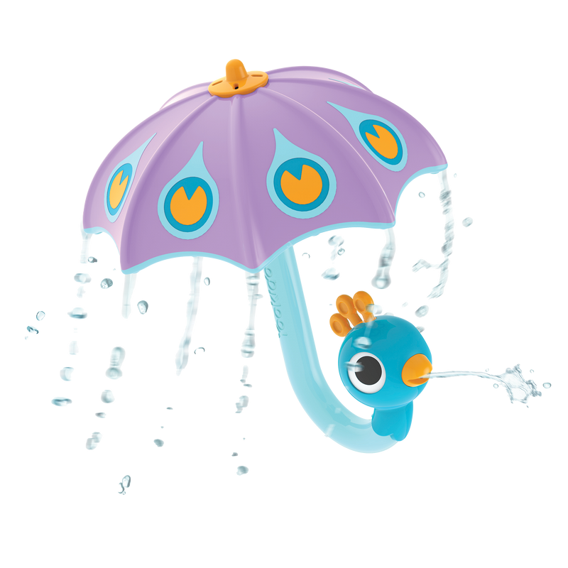 FILL 'N' RAIN PEACOCK UMBRELLA - PURPLE