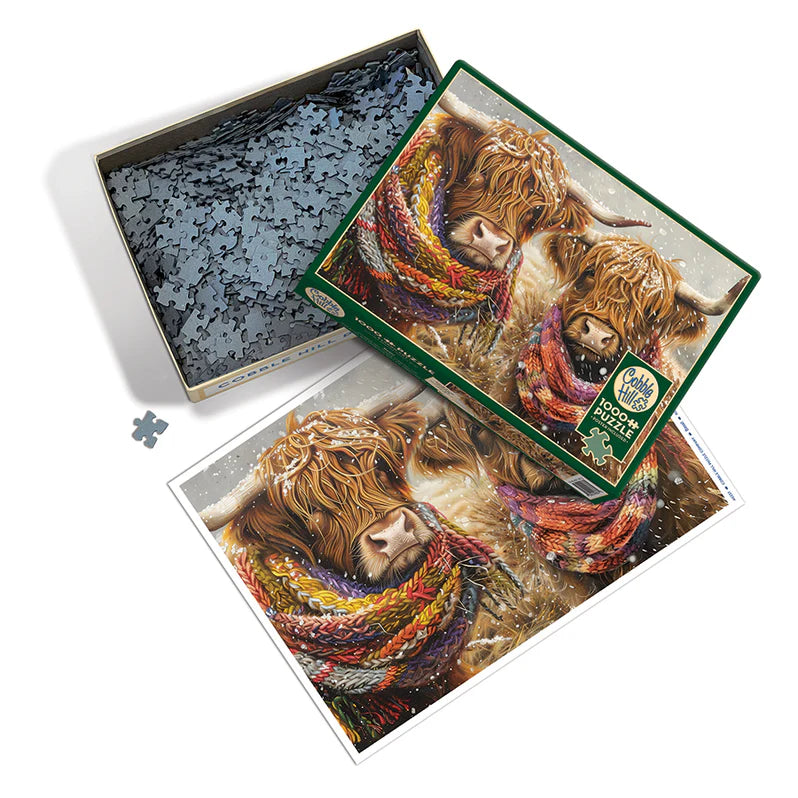 Cobble Hill - 1000 Piece Jigsaw Puzzle - Brrr!  | Sample Poster Includedcobble Hill