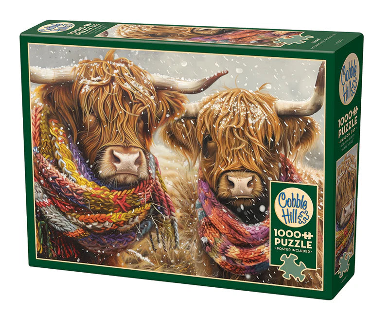 Cobble Hill - 1000 Piece Jigsaw Puzzle - Brrr!  | Sample Poster Includedcobble Hill