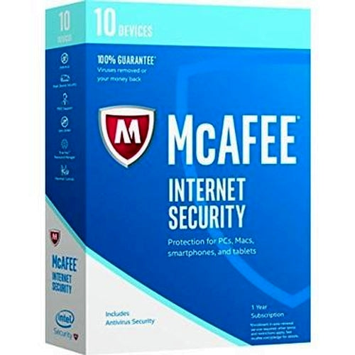 McAfee - Internet Security 10 - Devices 1YR